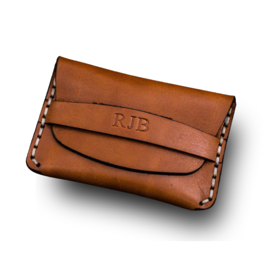 Minimalist Handmade Leather Card Wallet Holder